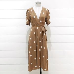 Anthropologie Maeve Breanna Polka Dot Dress